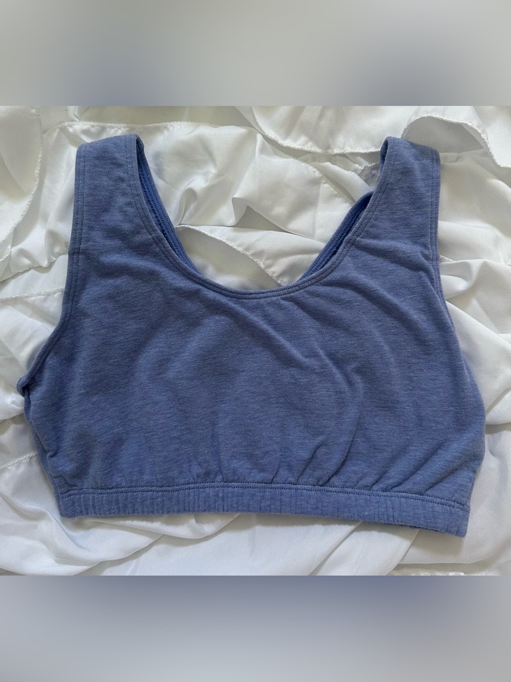 NWOT Fruit of the Loom Blue Sports Bra Size 34